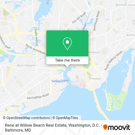 Rene at Willow Beach Real Estate map