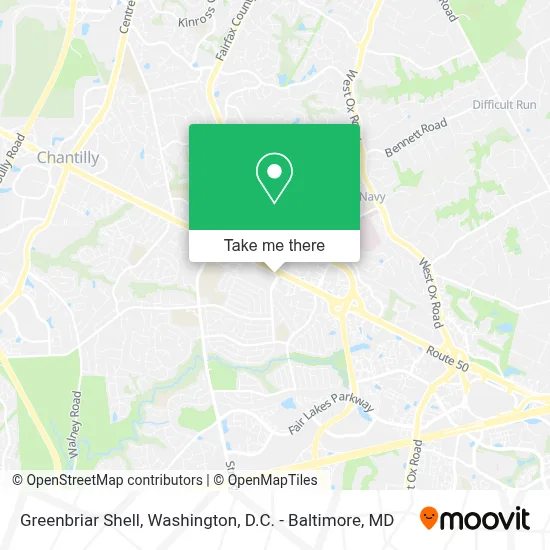 Greenbriar Shell map