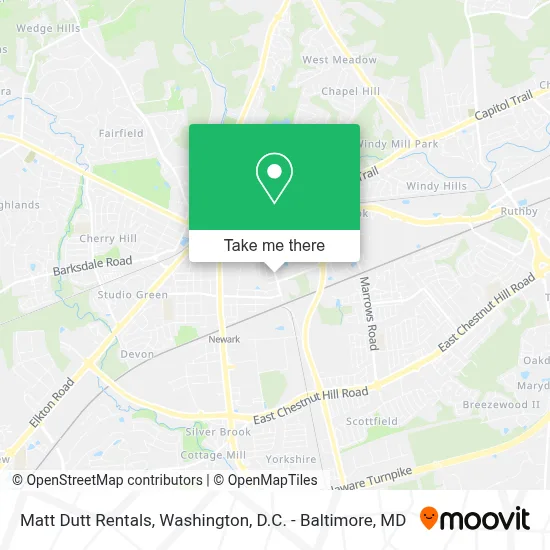 Matt Dutt Rentals map