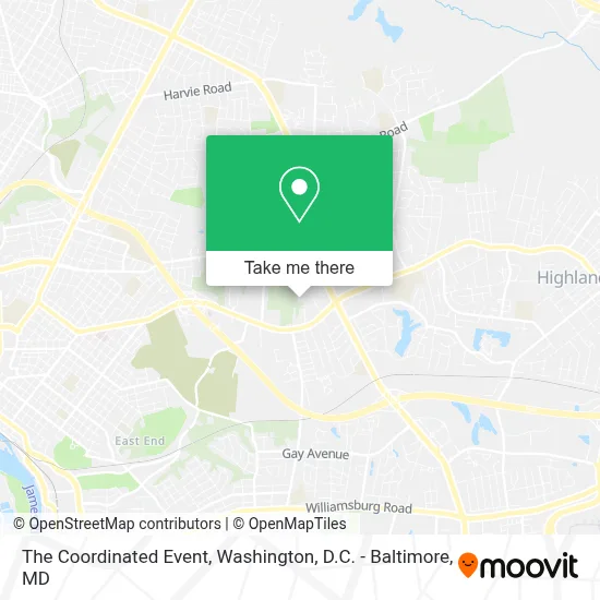 The Coordinated Event map