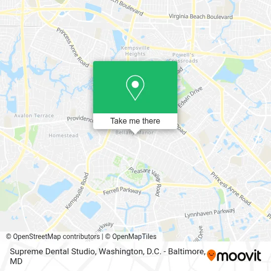 Supreme Dental Studio map