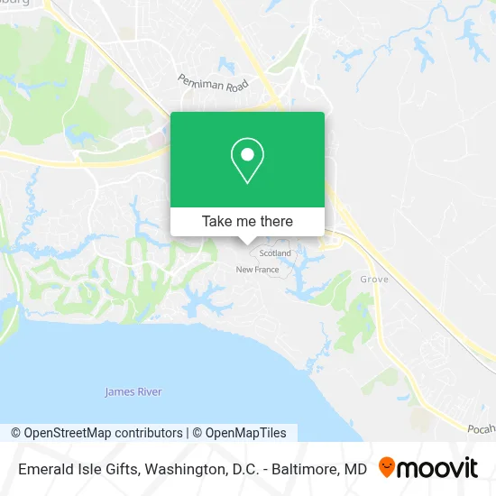 Emerald Isle Gifts map