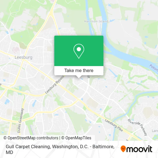 Gull Carpet Cleaning map