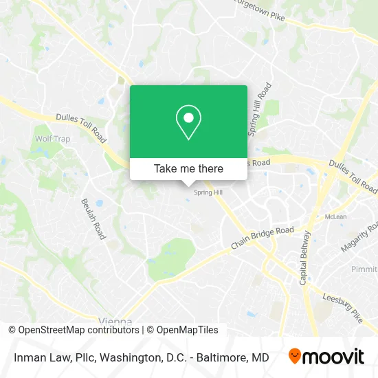 Inman Law, Pllc map