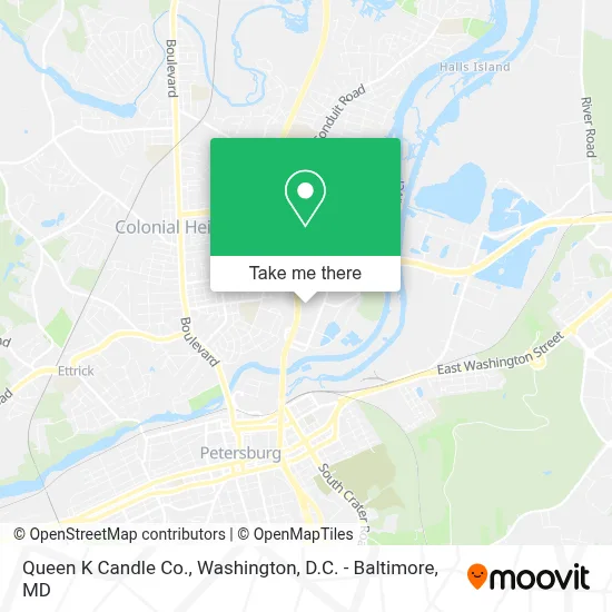 Queen K Candle Co. map