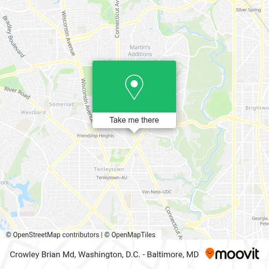 Crowley Brian Md map