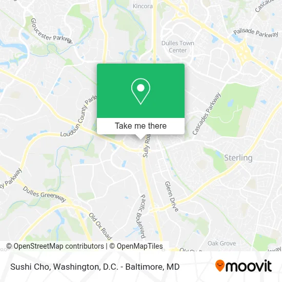 Sushi Cho map