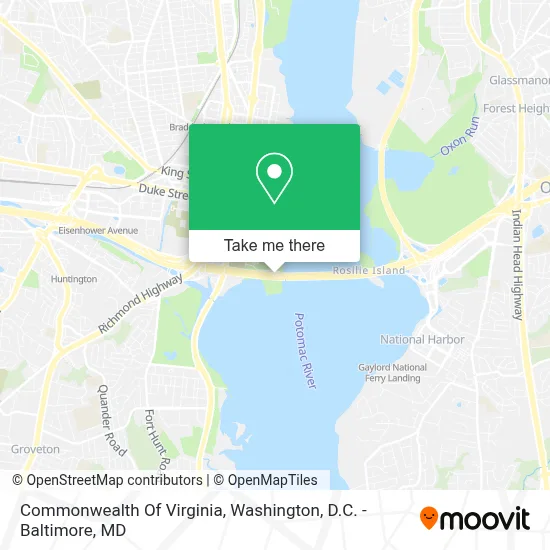 Commonwealth Of Virginia map