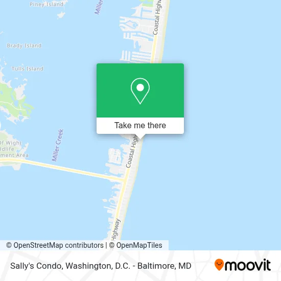 Sally's Condo map