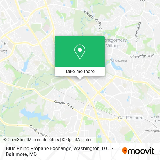 Blue Rhino Propane Exchange map