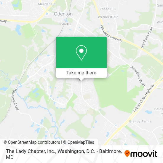The Lady Chapter, Inc. map