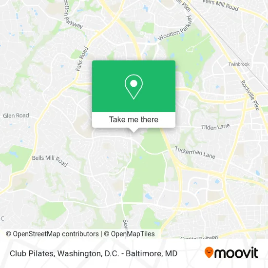 Club Pilates map