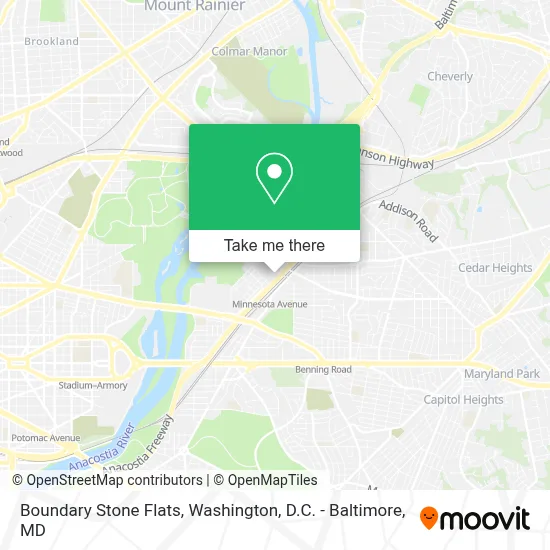 Boundary Stone Flats map