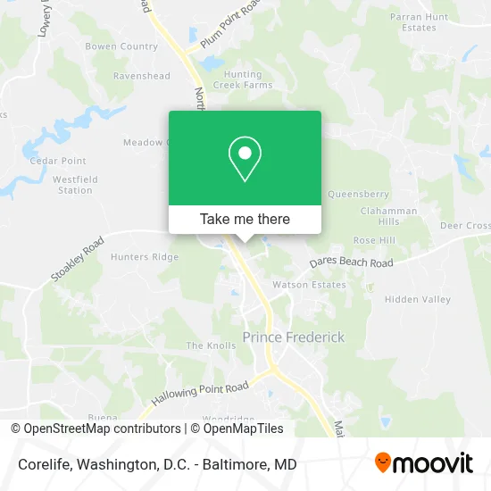 Corelife map