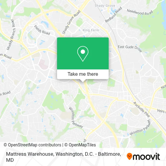 Mattress Warehouse map