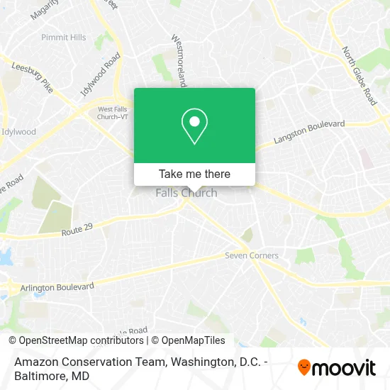 Amazon Conservation Team map