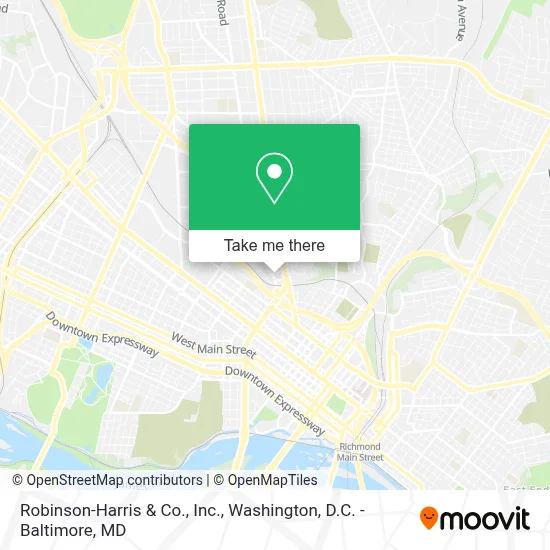 Robinson-Harris & Co., Inc. map