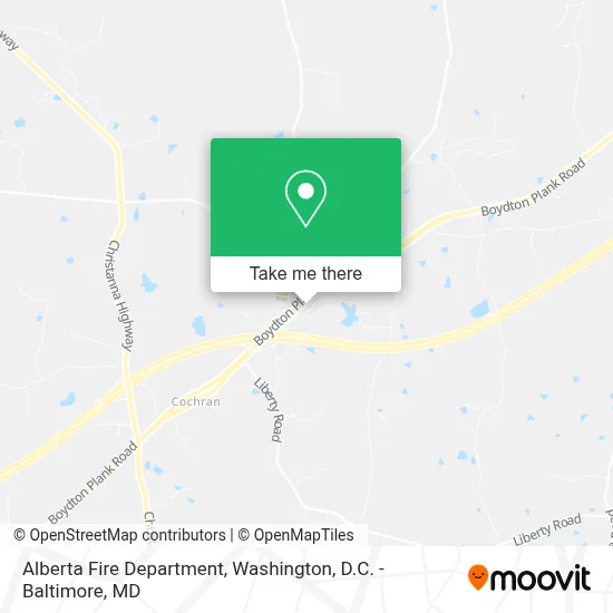 Alberta Fire Department map
