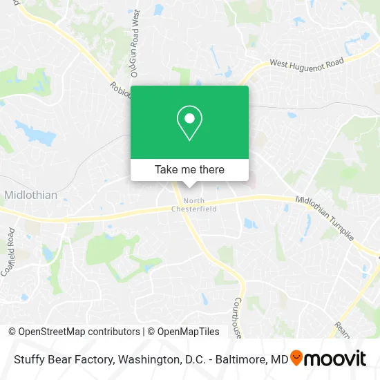 Stuffy Bear Factory map