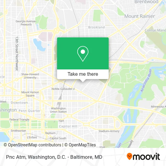 Pnc Atm map