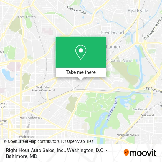 Right Hour Auto Sales, Inc. map