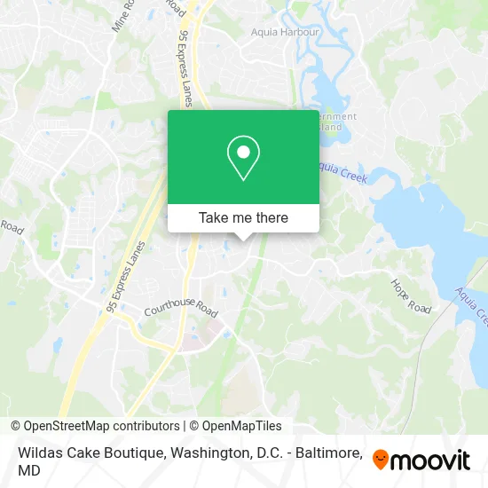 Wildas Cake Boutique map