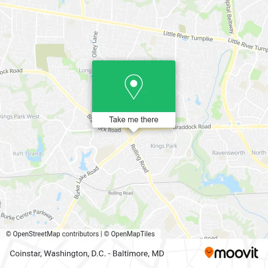 Coinstar map