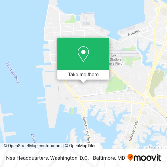 Nsa Headquarters map