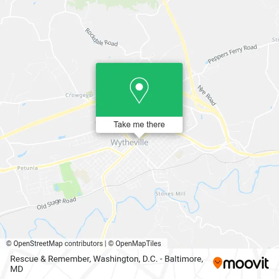 Rescue & Remember map