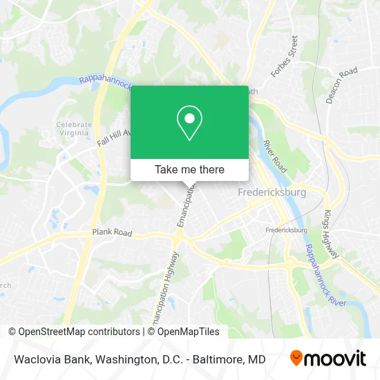 Waclovia Bank map