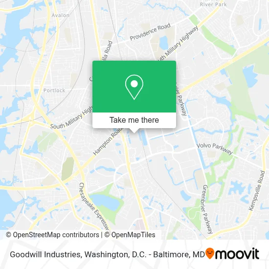 Goodwill Industries map