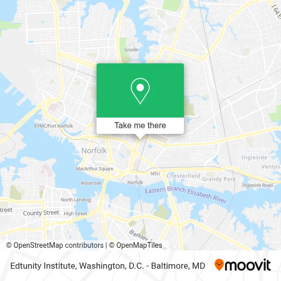 Edtunity Institute map
