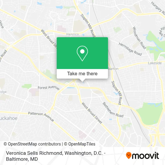 Veronica Sells Richmond map