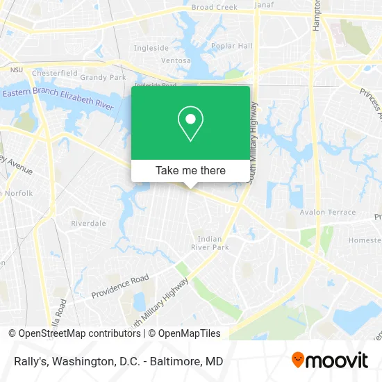 Rally's map