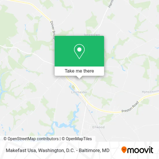 Makefast Usa map