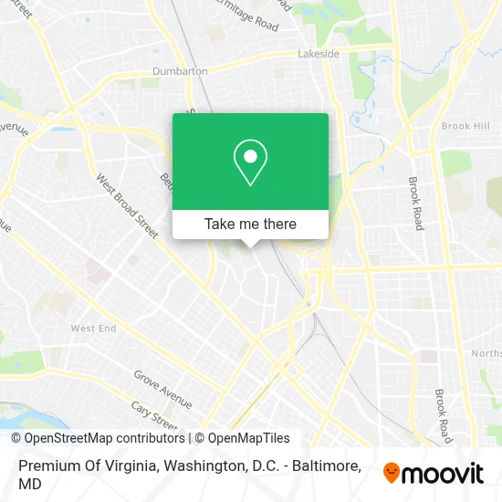 Premium Of Virginia map