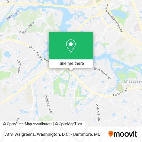 Atm Walgreens map