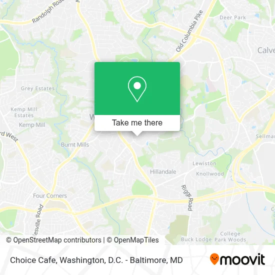 Choice Cafe map