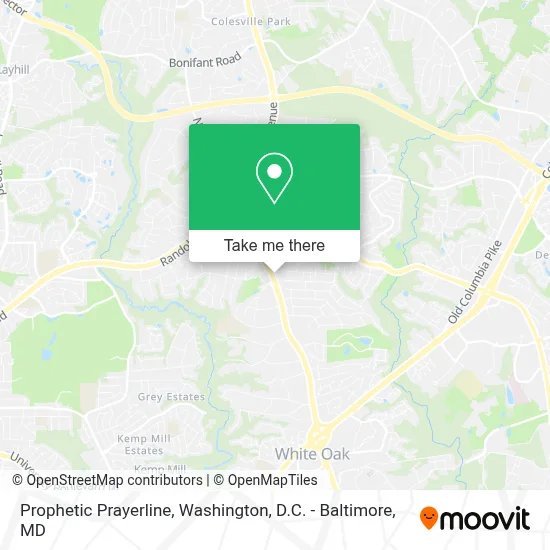Prophetic Prayerline map