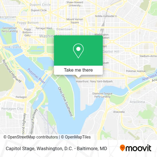 Capitol Stage map