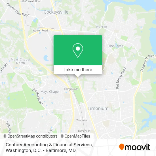 Century Accounting & Financial Services map