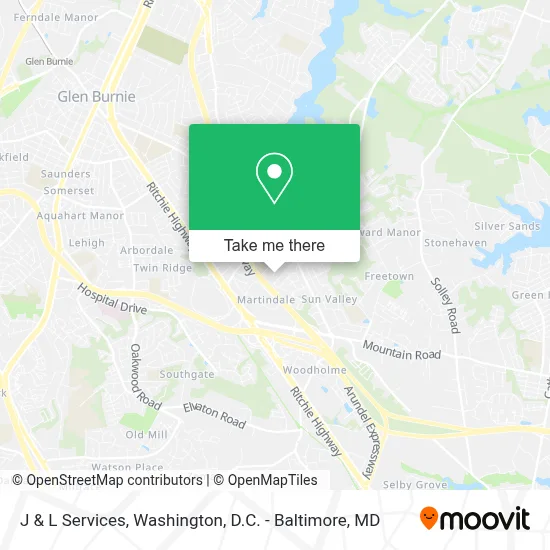 J & L Services map