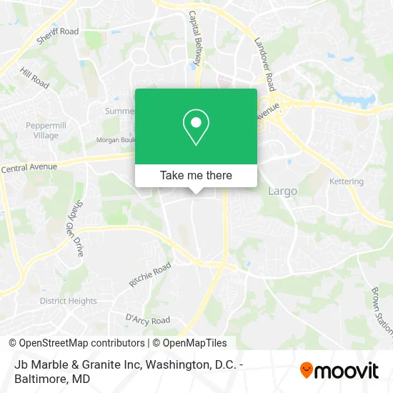 Jb Marble & Granite Inc map