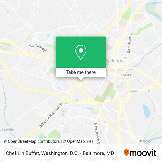 Chef Lin Buffet map