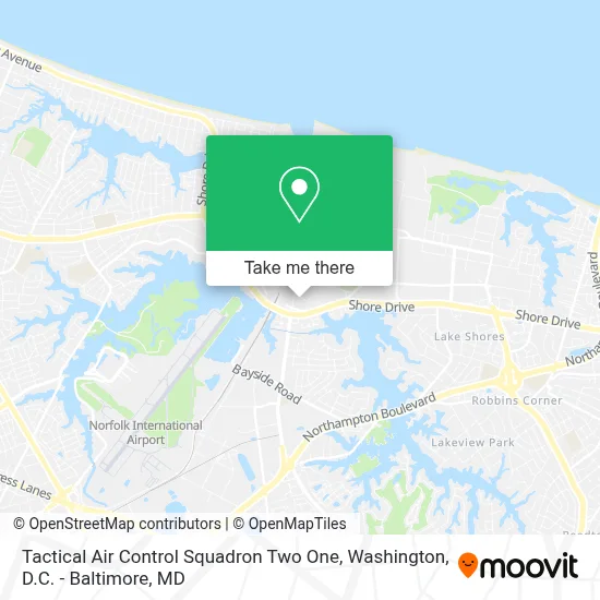 Tactical Air Control Squadron Two One map