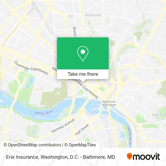 Erie Insurance map