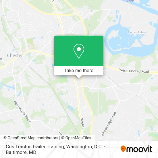 Cds Tractor Trailer Training map