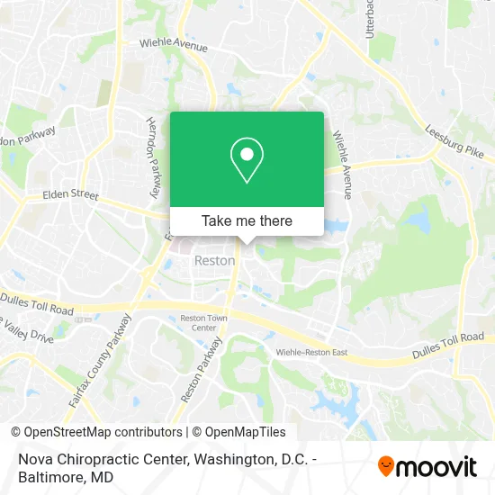 Nova Chiropractic Center map