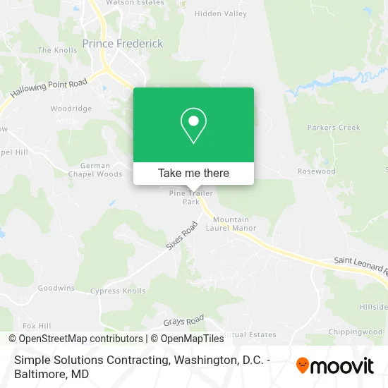 Simple Solutions Contracting map