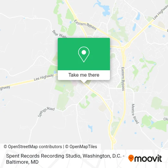 Spent Records Recording Studio map